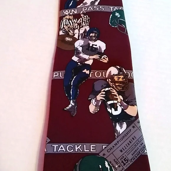 Football Tie - Picture 1 of 9